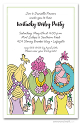 Derby Day Hats Party Invitations