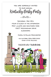 Ladies Finery Kentucky Derby Party Invitations