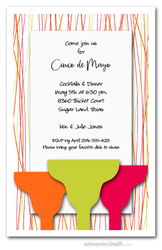 Bright Margaritas Party Invitations