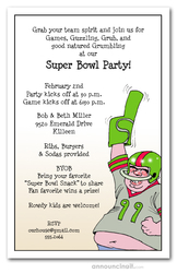 super bowl invitations football party invitations
