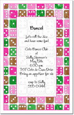 Roll the Dice Party Invitations