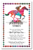 Painted Race Horse Party Invitations