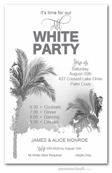 Palm Tree All White Party