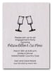 Wine Glasses on Shimmery White