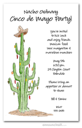 Sombrero and Peppers Cactus Invitations