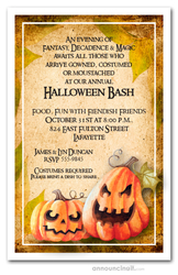 Spooky Pumpkin Patch Party Invitations
