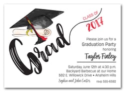 graduation party invitations who do you invite when do you mail them