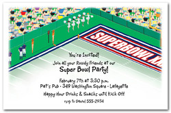 Super Bowl Invitations Football Party Invitations