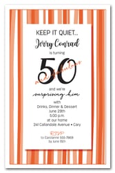 Men's Party Invitations, Man's Birthday Party Invitations