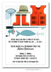 Fisherman's Gear Party Invitations