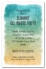 Abstract Ocean Party Invitations