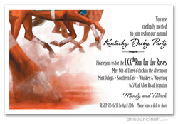 Thundering Horses Racing Invitations