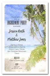 Watercolor Beach Invitations