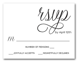 Modern RSVP Cards - Grace