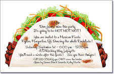 Taco Time Cinco de Mayo Party Invitations