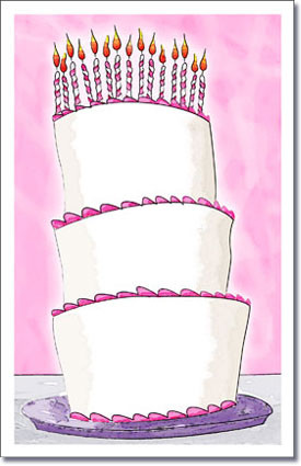 Tall Cake Pink