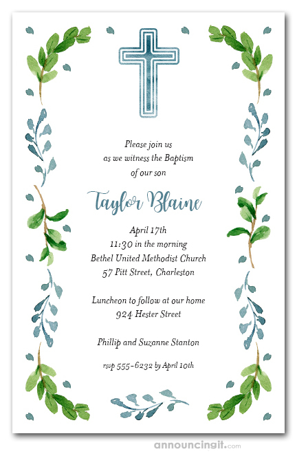 thumbnail interactive-video image 1 of Personalised 1st Holy Communion Card For Grandson – Blue Church Design, Hand-Finished With Glitter 1 of 4