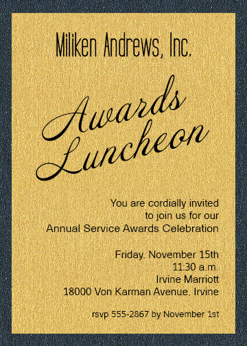 15+ Award Invitation Templates – Free Sample