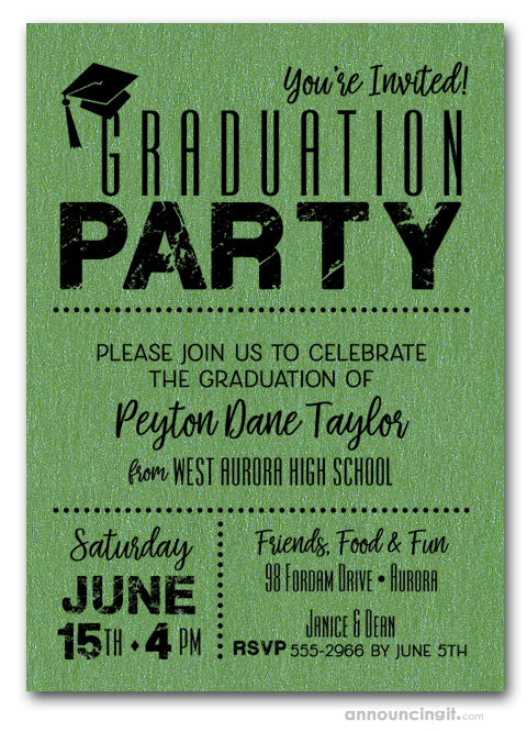 humorous graduation party invitation wording