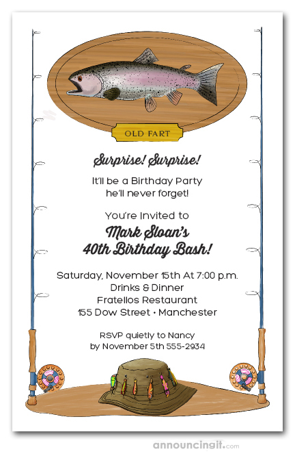 Fishing Birthday Party Invitation