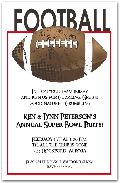 Super Bowl Party Invitation Wording 9