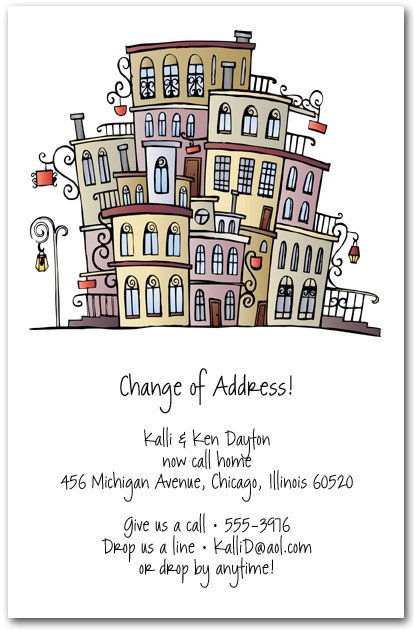 business change of address cards