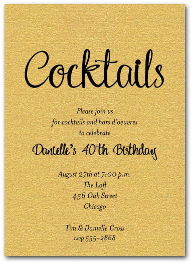 When To Mail A Cocktail Party Invitation 84