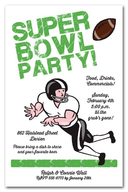 Super Bowl Party Invitation Wording 5