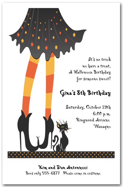 Invites Witch Themed Goody Bags Decorations Halloween Party Banners