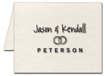 Note Cards: Wedding Rings