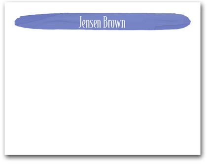 Brushed Periwinkle Flat Note