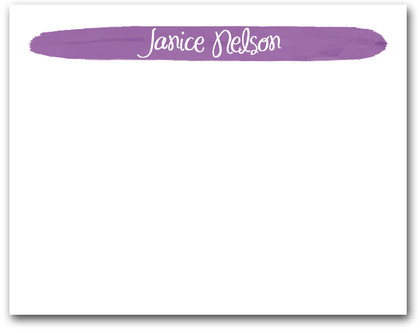 Brushed Purple Flat Note