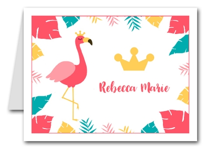 Note Cards: Flamingo Princess