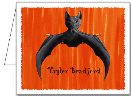 Note Cards: Sunset Bat