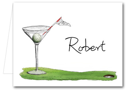 Note Cards: 19th Hole Martini