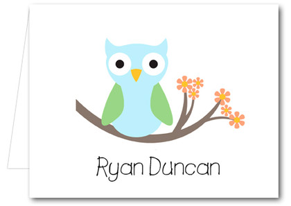 Note Cards: Blue Owl