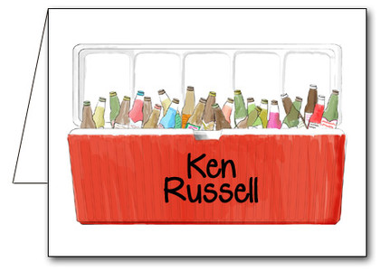 Note Cards: Red Ice Chest