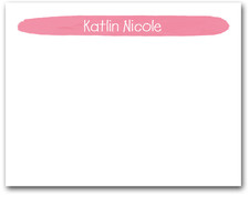 Brushed Rose Pink Flat Note