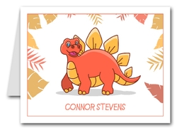 Note Cards: Stegosaurus Dinosaur