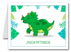 Note Cards: Triceratops Dinosaur