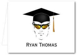 Note Cards: Shades Male Grad