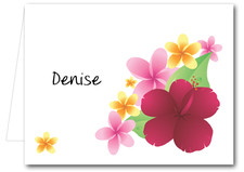 Note Cards: Plumeria & Hibiscus