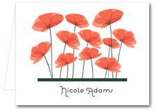 Note Cards: Red Poppies
