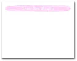 Brushed Baby Pink Flat Note