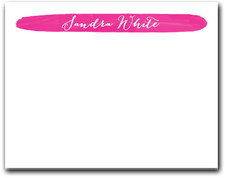 Brushed Hot Pink Flat Note