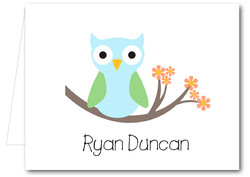 Note Cards: Blue Owl