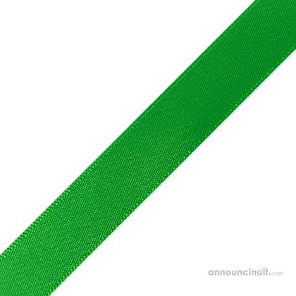 Pre-Cut Emerald Green Ribbon 5/8" x 10"