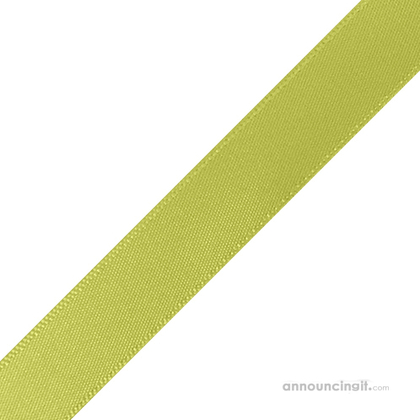 Pre-cut Lime Ribbons 5/8" x 10"