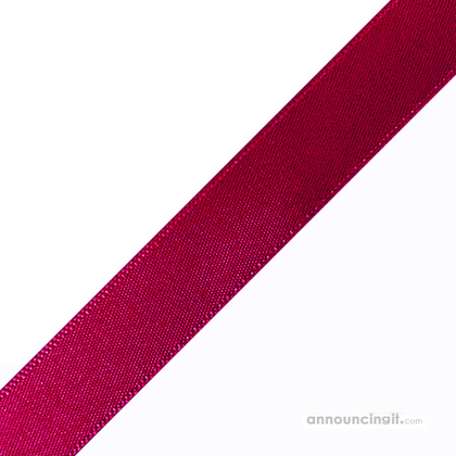 Pre-Cut Wine Ribbon 5/8" x 10"