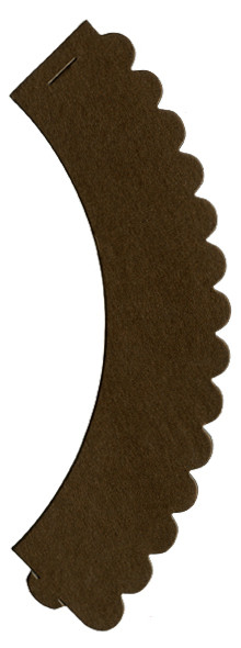 Shimmery Bronze Cupcake Wrappers